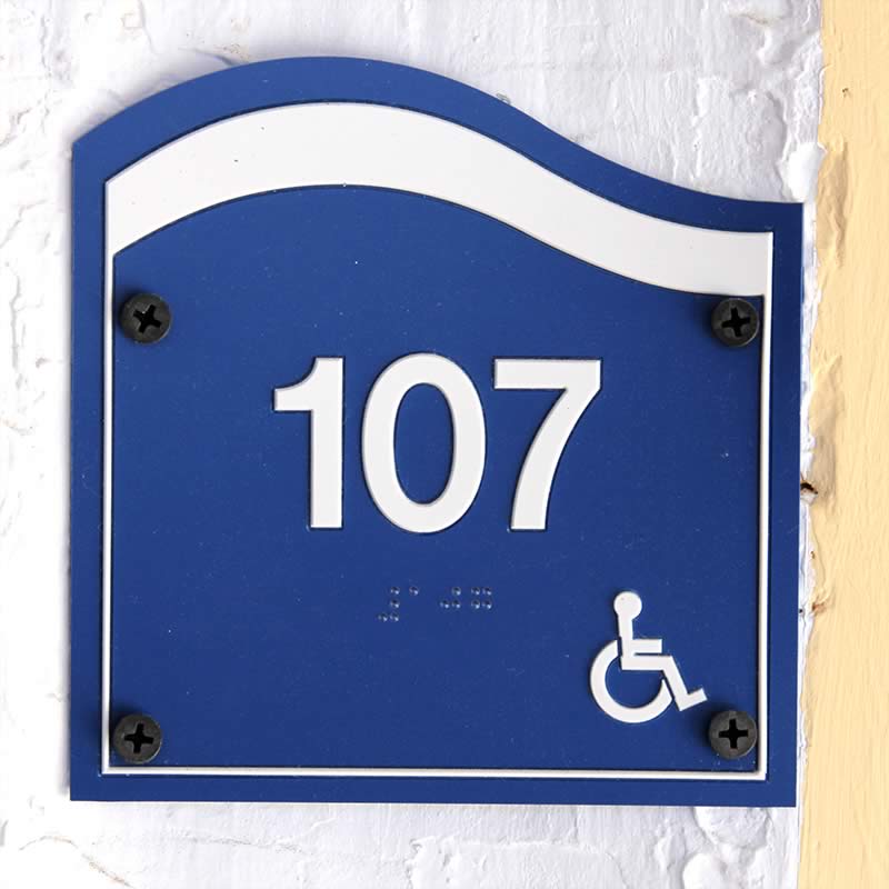 ADA door placard